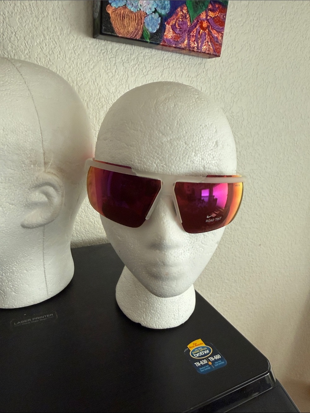 Nike windshield m Sports wrap Sunglasses with road tint  Mirrored Lenses